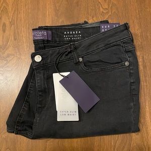 Violetta by Mango Black Skinny Jeans